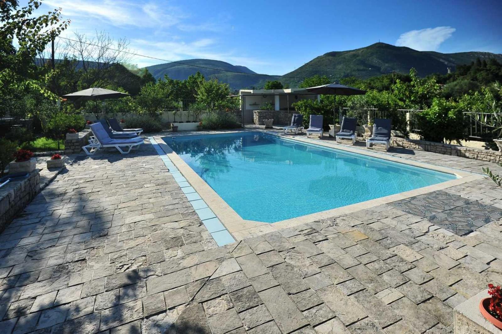 Ferienwohnung Pool House Maslina Mostar Exterior foto
