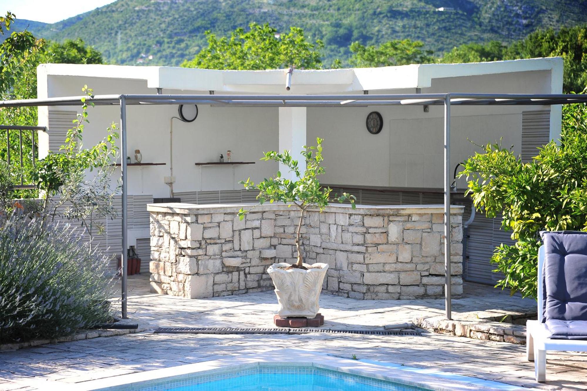 Ferienwohnung Pool House Maslina Mostar Exterior foto