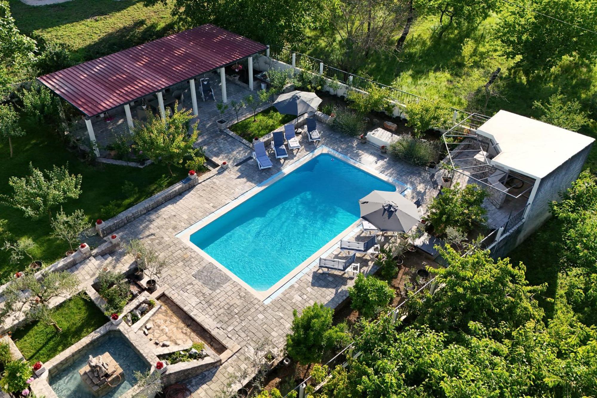 Ferienwohnung Pool House Maslina Mostar Exterior foto